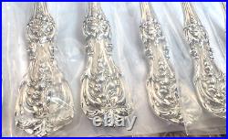 1 Francis 1st R&b Sterling Individual 2 Piece Fish Set Polished Gorgeous Hv 10