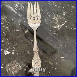 1 Large Om Reed & Barton 9 1/8 Francis I Sterling Silver Meat Fork 3 Available