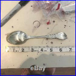 1 NEW REED BARTON STERLING FRANCIS I OVAL CREAM SPOON 6-5/8 49g qty avail #w37