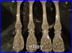 1 Om+pat+date+h Fork Reed&barton Francis I Rare Sterling Silver 7 1/8flatware
