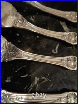 1 Om+pat+date+h Fork Reed&barton Francis I Rare Sterling Silver 7 1/8flatware