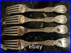 1 Om+pat+date+h Fork Reed&barton Francis I Rare Sterling Silver 7 1/8flatware