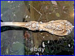 1 REED&BARTON FRANCIS I STERLING SILVER PIERCED Old SERVING SPOON/FORK FLATWARE