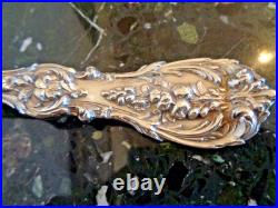 1 REED&BARTON FRANCIS I STERLING SILVER PIERCED Old SERVING SPOON/FORK FLATWARE