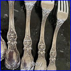 1 Rare Reed&barton Om+pat D+h Francis I Fork 7 1/8 Sterling Silver Flatware Set