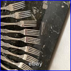 1 Rare Reed&barton Om+pat D+h Francis I Fork 7 1/8 Sterling Silver Flatware Set