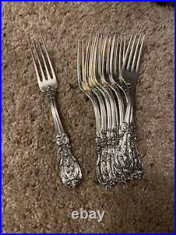 1 Reed & Barton Francis 1st Sterling Silver Place Fork 7 1/4 Old Mark No Mono