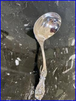 1 Reed & Barton Francis I Rare Om Pat D Gravy Ladle Sterling Silver Flatware 2av
