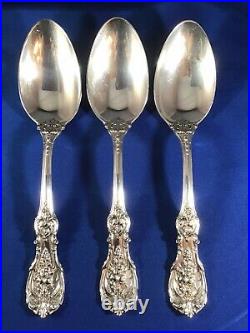 1 Reed & Barton Francis I Sterling Silver 8.25 2.9 ozt Serving Spoon NO mono