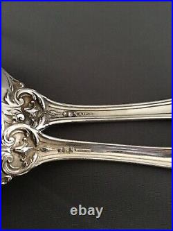 1 Reed & Barton Francis I Sterling Silver 8-3/8 Heavy Serving Spoon mono
