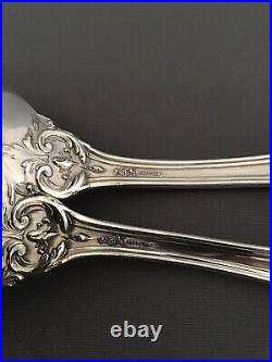 1 Reed & Barton Francis I Sterling Silver Old Marks Pierced Serving Spoon NoMono