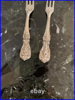 1 Reed&barton Francis I Sterling Silver Strawberry Fork 2 Available Flatware Set
