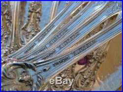 1 Sterling Silver Oval Soup Spoon Reed Barton Francis Flatware Heavy Rare Large