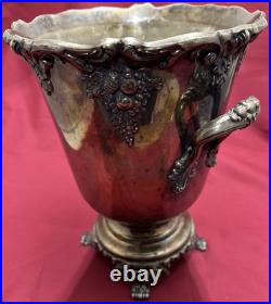 11.5 KING FRANCIS Silverplate WINE / CHAMPAGNE / ICE BUCKET Reed & Barton #1685