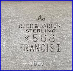 11.75 Outstanding REED & BARTON Francis 1 STERLING SILVER Oval Bread TRAY X568