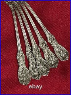 11 REED AND BARTON FRANCIS 1st STERLING PARFAIT SPOONS VERY RARE 6 LONG