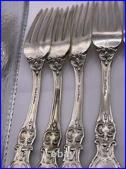 11 Sterling Silver Reed & Barton Francis I, 7.1 Dinner Forks
