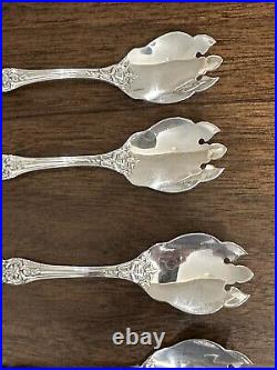 12 Pc Reed and Barton Sterling Flatware, Francis Ice Cream Fork, Ships Fast Now