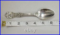 12 Reed and Barton Sterling Silver Francis I 1st Round Tea Spoons