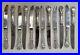 12 Reed and Barton Sterling Silver Handle Francis I 1st Dinner Knives