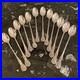 12 Set Reed&barton Francis I Om Pat Date 7 5/8 Iced Teaspoon Sterling Flatware
