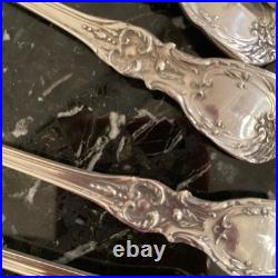 12 Set Reed&barton Francis I Om Pat Date 7 5/8 Iced Teaspoon Sterling Flatware