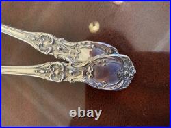 12 Set Reed&barton Francis I Om Pat Date 7 5/8 Iced Teaspoon Sterling Flatware