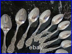 12 Teaspoon Reed & Barton Francis I Sterling Silver Flatware Set
