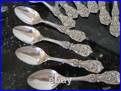 12 Teaspoon Reed & Barton Francis I Sterling Silver Flatware Set