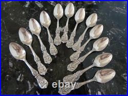 12 Teaspoon Reed & Barton Francis I Sterling Silver Flatware Set