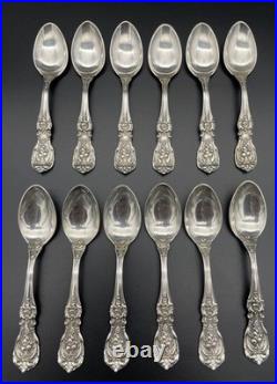 12pc Set Francis 1st Reed & Barton Sterling Silver Demitasse Spoons No Monograms