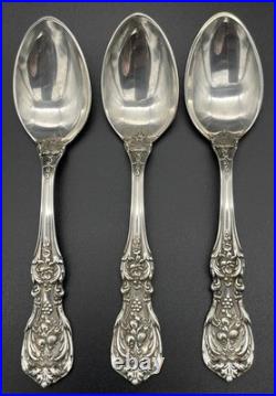 12pc Set Francis 1st Reed & Barton Sterling Silver Demitasse Spoons No Monograms