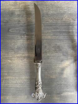 13 ¾ Reed & Barton Francis I Carving Set + Poultry Shears, Sterling Handles
