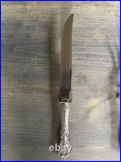13 ¾ Reed & Barton Francis I Carving Set + Poultry Shears, Sterling Handles