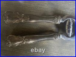 13 ¾ Reed & Barton Francis I Carving Set + Poultry Shears, Sterling Handles