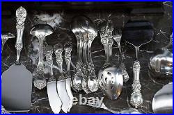 138pc Reed & Barton Francis I Sterling Silver Flatware Set with Box