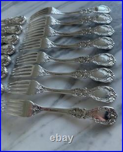 16 Piece Set 8 Place Forks & 8 Knives. Francis I Reed & Barton Sterling Silver