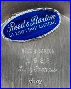 1689 Cake Tray Reed And Barton King Francis I (Rare Item) Free Shipping