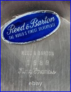 1689 Cake Tray Reed And Barton King Francis (Rare Item) Free Shipping