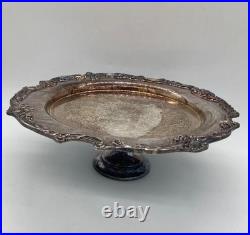 1689 Cake Tray Reed And Barton King Francis (Rare Item) Free Shipping