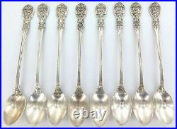 1907 Pattern Reed & Barton Francis I Sterling Silver Set 8 Iced Tea