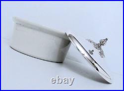 1950 Reed & Barton King Francis Casserole's Ceramic Insert Replacement 2 Qt