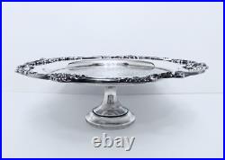 1950 Reed & Barton King Francis Ornate Midcentury Rococo Lg. Cake Stand 14 1/2
