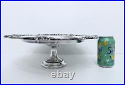 1950 Reed & Barton King Francis Ornate Midcentury Rococo Lg. Cake Stand 14 1/2