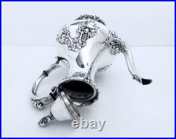 1950 Reed & Barton Rococo Revival King Francis Heavy Ornate Footed Coffee Pot