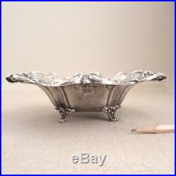 1953 Reed & Barton Francis I Sterling Silver Footed Bowl Repousse Fruit X569F 1