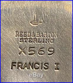 1955 Reed & Barton X569 Francis I Pattern Repoussé Sterling Silver 8 Bowl 295g