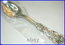 1Francis 1st Reed Barton Sterling 8 3/8 PIERCED SERVING SPOON NO MONO POLISHED