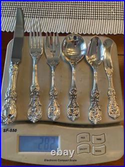 1st Edition Old Mark 6 Pc Place Setting Reed & Barton Francis I Sterling Patent
