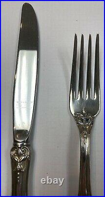 2 4 piece FRANCIS 1 Reed & Barton Sterling Silver Place Settings Set 8 pcs